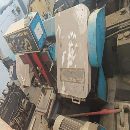 []五台锯床清货处理，洛阳仓库。